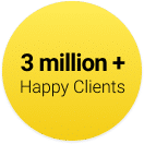 3 million happy clients